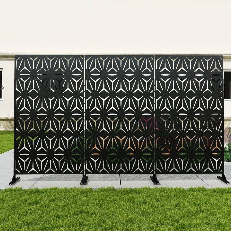 Free Standing Decorative Outdoor Privacy Screen