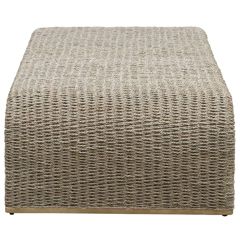 Uttermost 22877 Calabria 29" Wide Metal and Wood Coffee Table