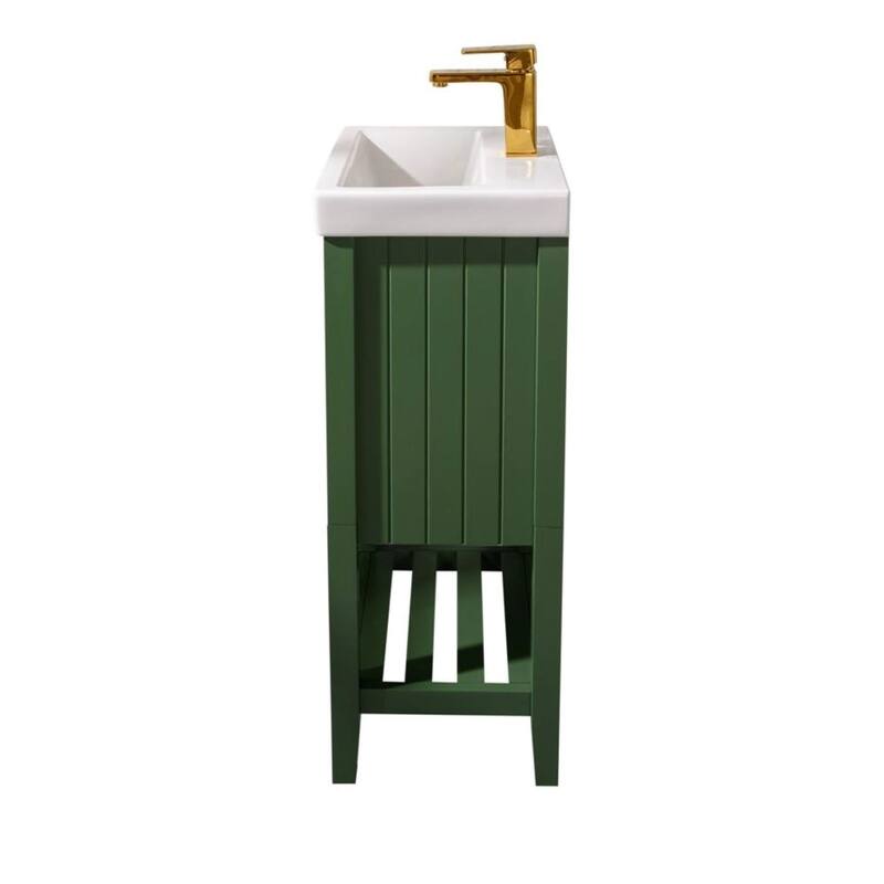 Legion Furniture 18" Pewter Green Sink Vanity