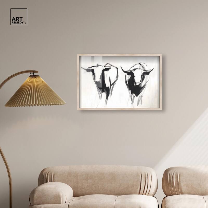 Bovine I Shadowbox by Art Remedy