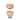 Amelia Woven Bamboo Cane Tiered Server - 6.75"L x 6.75"W x 14.25"H
