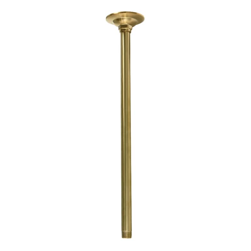 Kingston Brass Trimscape 17-Inch Rain Drop Shower Arm - Brushed Brass