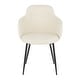 preview thumbnail 1 of 6, Carson Carrington Iglabo Industrial Upholstered Chair - N/A Cream Noise