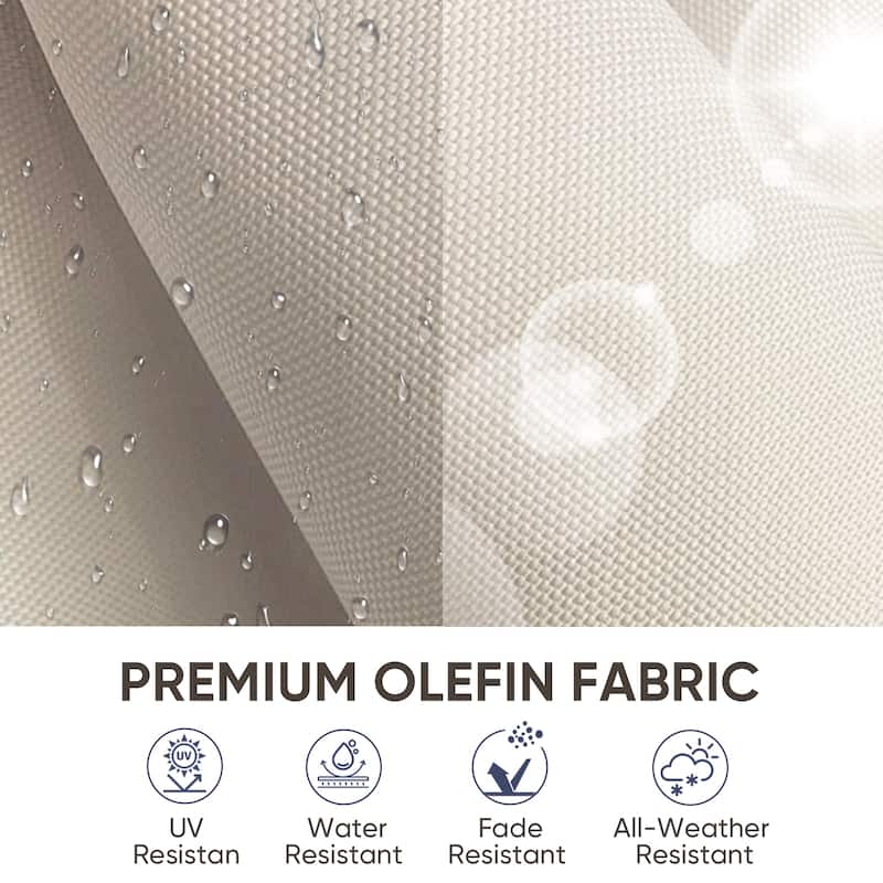 Komodo Metal Frame Dining Chairs with Beige Cushions (2-Pack) - 2-Pack