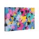 Wynwood Studio Canvas Abstract Graffiti Wall Pink and Lavender Modern ...