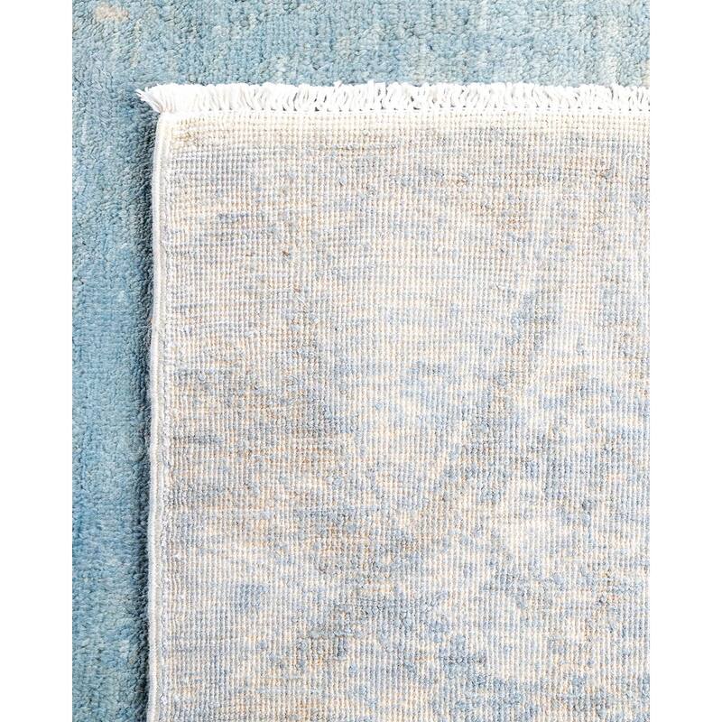 Vibrance One-of-a-Kind Hand-Knotted Area Rug - Gray, 5' 10" x 9' 3" - 5' 10" x 9' 3"