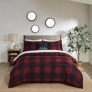 Shop Madison Park Essentials Colebrook Red Plaid Reversible