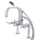 preview thumbnail 28 of 30, Concord Deck Mount Clawfoot Tub Faucet Polished Chrome
