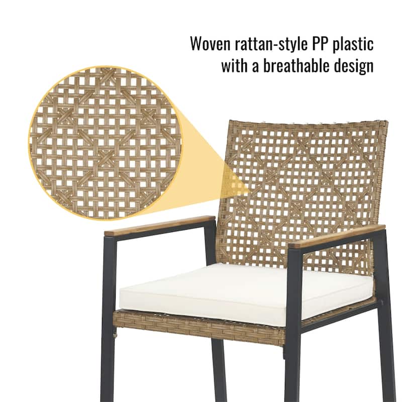 All Weather 5-Piece Patio Dining Table Sets,Patio Conversation Set