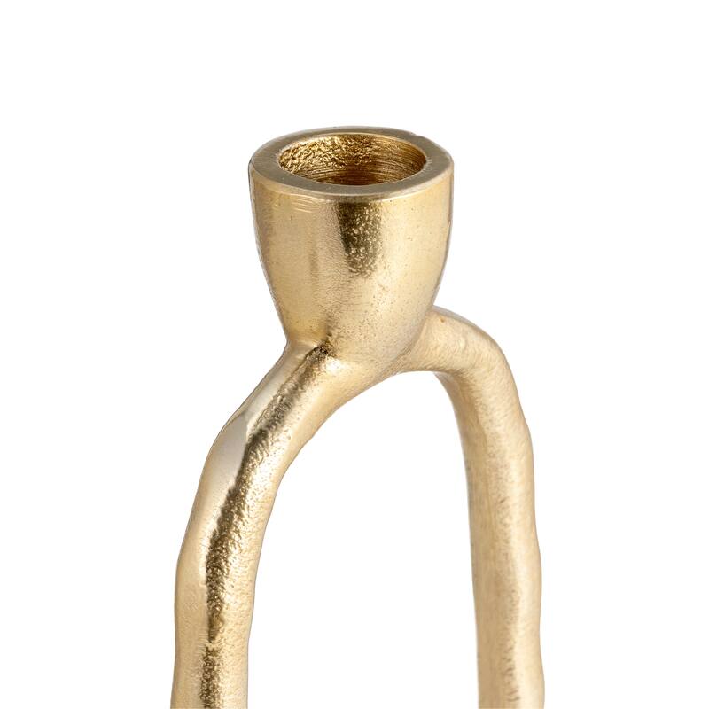 Sagebrook Home Oval Ring Taper Candle Holder