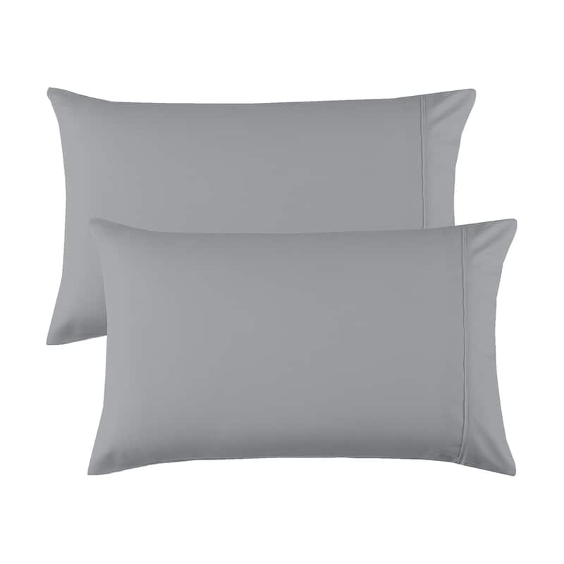 Color Sense 100% Cotton Ultra-Soft & Silky Pillowcase Set