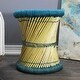 preview thumbnail 46 of 76, Natural Geo Moray Decorative Handwoven Jute Accent Stool