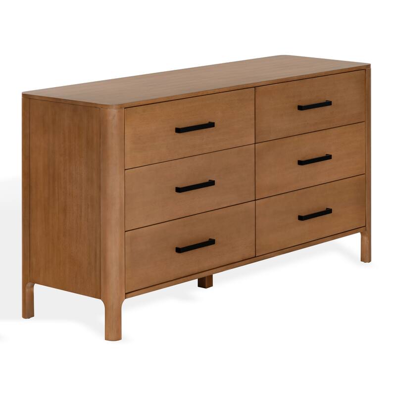 SAFAVIEH Couture Abbiava 6-Drawer Wood Dresser