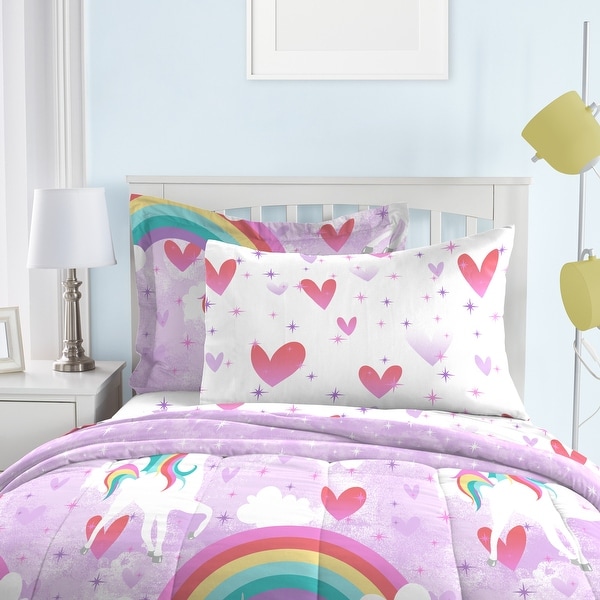 Unicorn bed online set full
