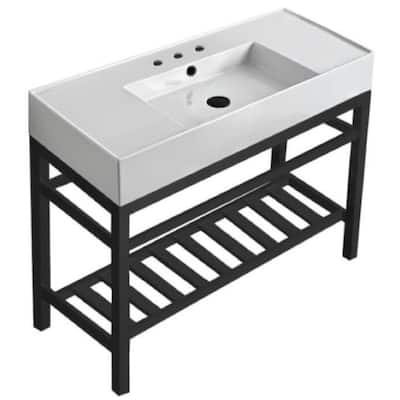 Nameeks Scarabeo 5124-CON2-Three Hole Teorema 2 40" Rectangular
