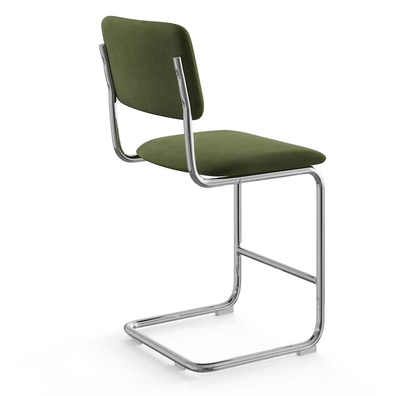 Hayward Velvet Counter Height Stool (Set of 2)