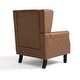 preview thumbnail 67 of 76, Button-Tufted Accent Chair Wingback Armchair - 38"H