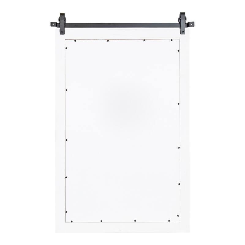 Kate and Laurel Cates Rustic Rectangular Wall Mirror