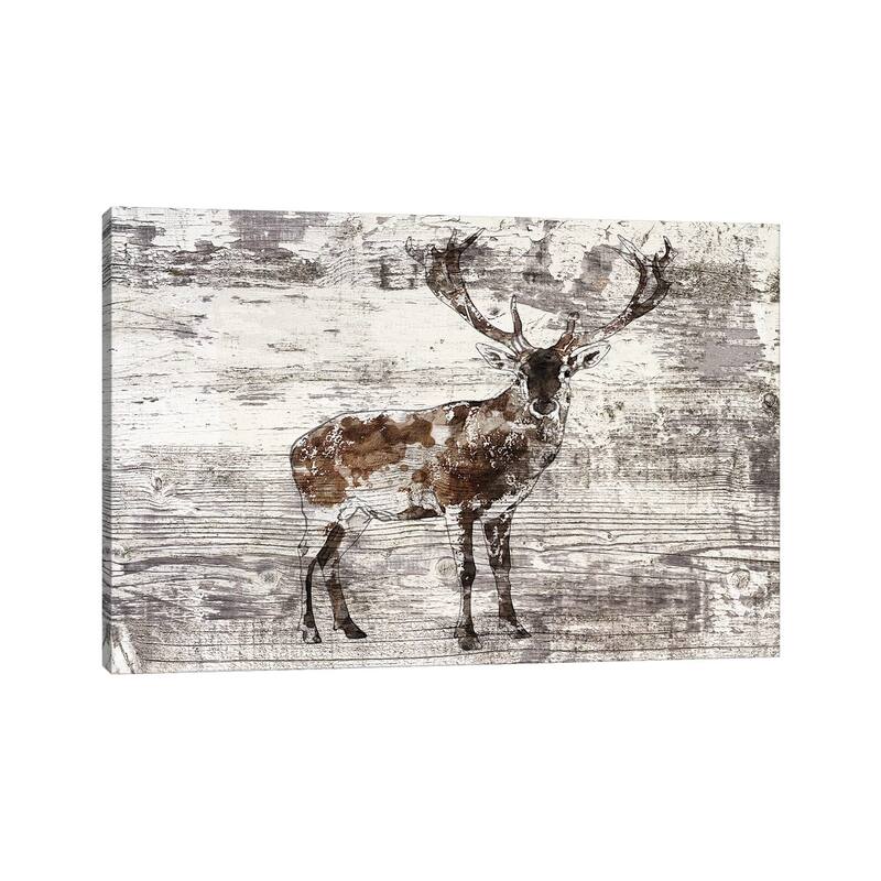 iCanvas "Rustic Deer II" by Irena Orlov Canvas Print
