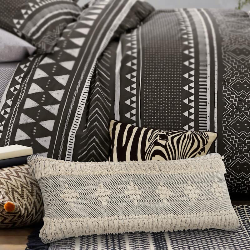 Sevita Diamond Overtufted Cotton Indoor Throw Pillow 20 inch