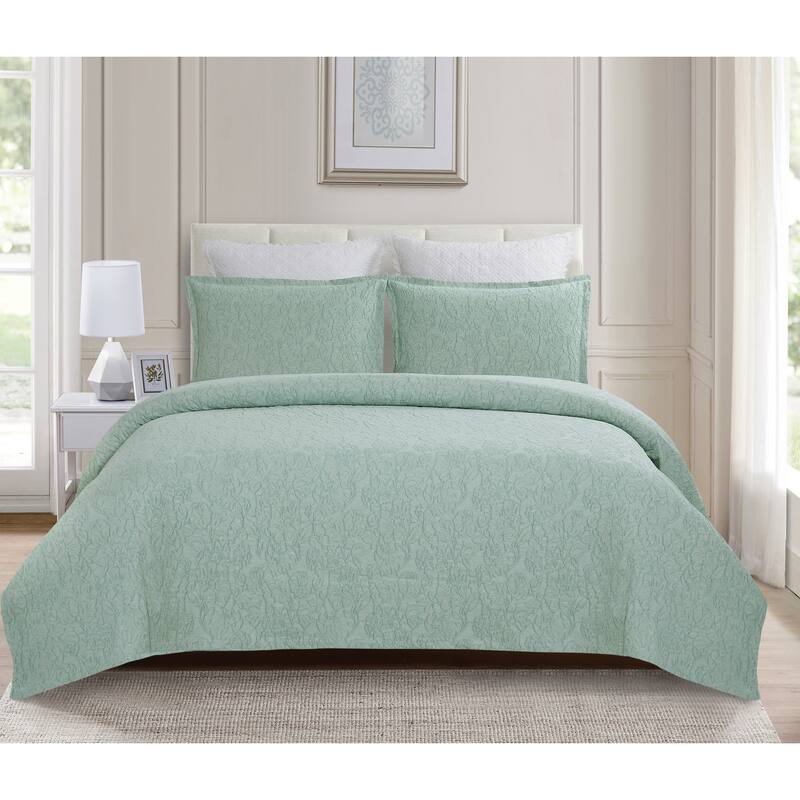 Shiloh Pebble Coverlet Set