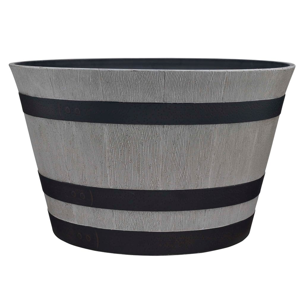 Southern Patio Whiskey Barrel Planter