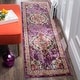 preview thumbnail 81 of 161, SAFAVIEH Monaco Lillie Boho Medallion Distressed Area Rug 2'2" x 10' Runner - Violet/Fuchsia