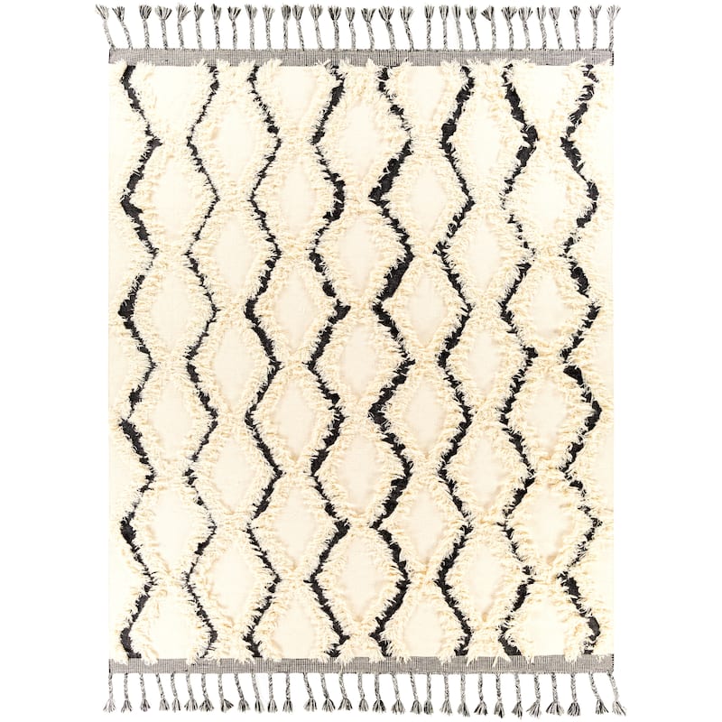 Artistic Weavers Ellison Shaggy Boho Handmade Wool Area Rug