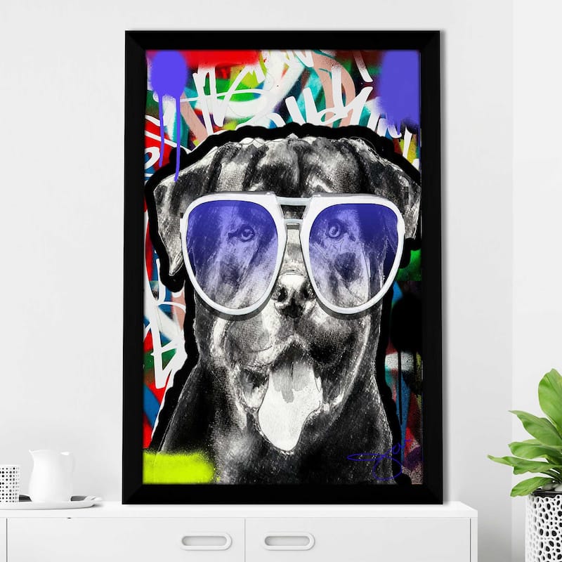 "Rottweiler" by Jodi Print on Acrylic