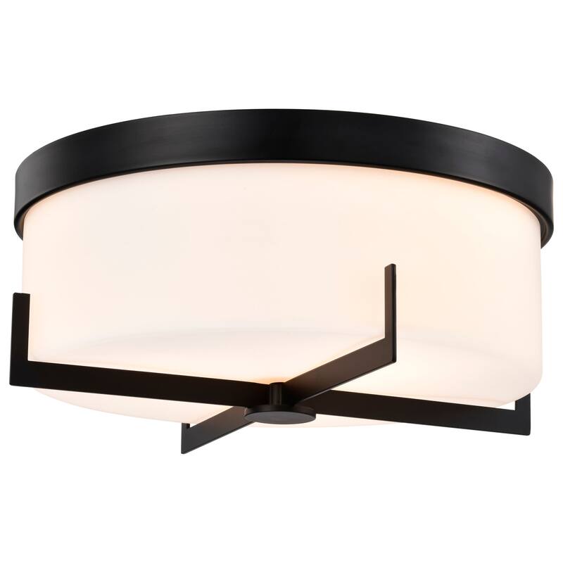 Nuvo Lighting 60/8044 Roselle 3 Light 15" Wide Flush Mount Drum