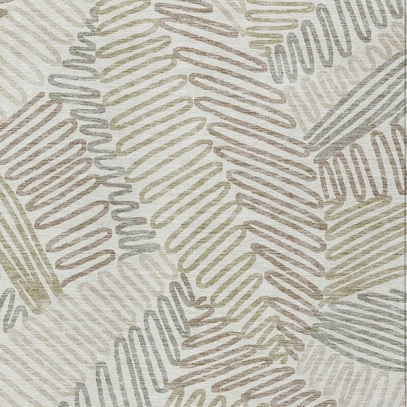 HomeRoots Floral Transitional Rectangle Outdoor Rug