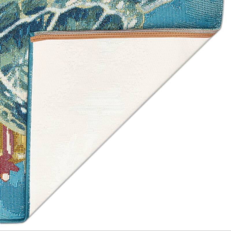 Liora Manne Esencia Santa Seaturtle Indoor/Outdoor Mat