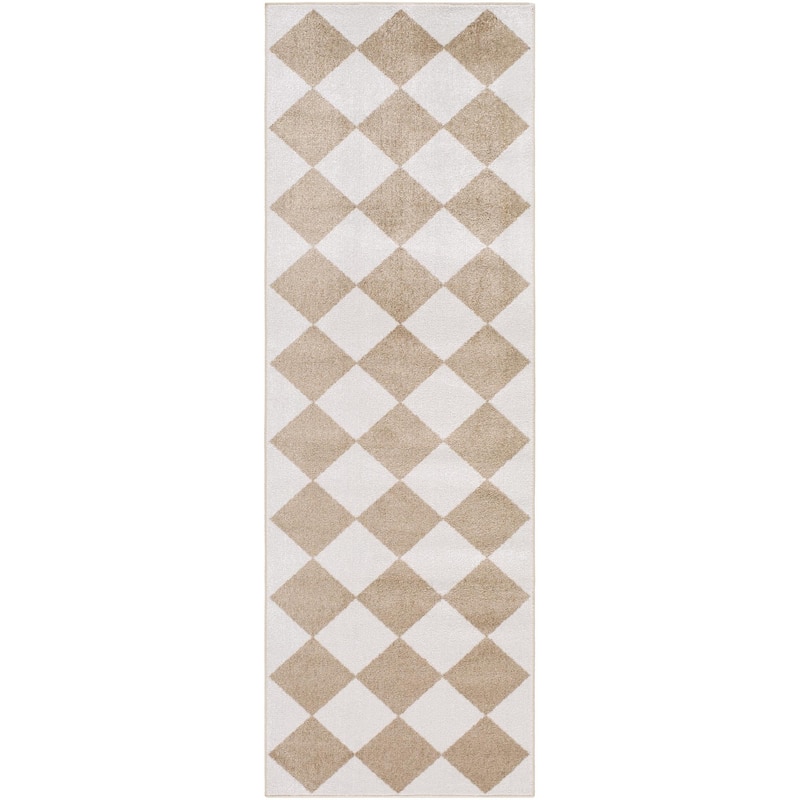 Livabliss Lillian Modern & Contemporary Checkered Indoor/Outdoor Area Rug