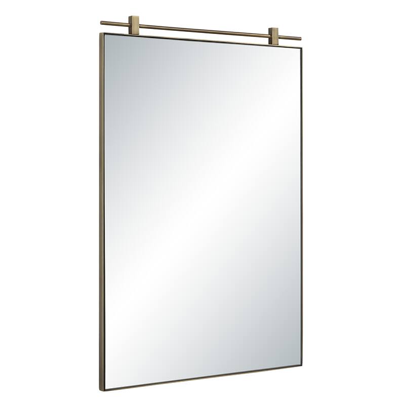 Renwil Neem 36" H x 24" W Wall Mirror, Yellow
