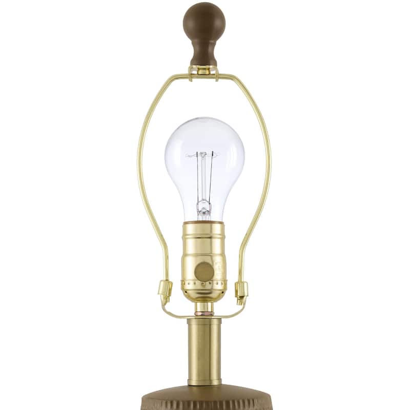 Livabliss Leipzig Rustic Accent Table Lamp - 20"H x 10"W x 10"D