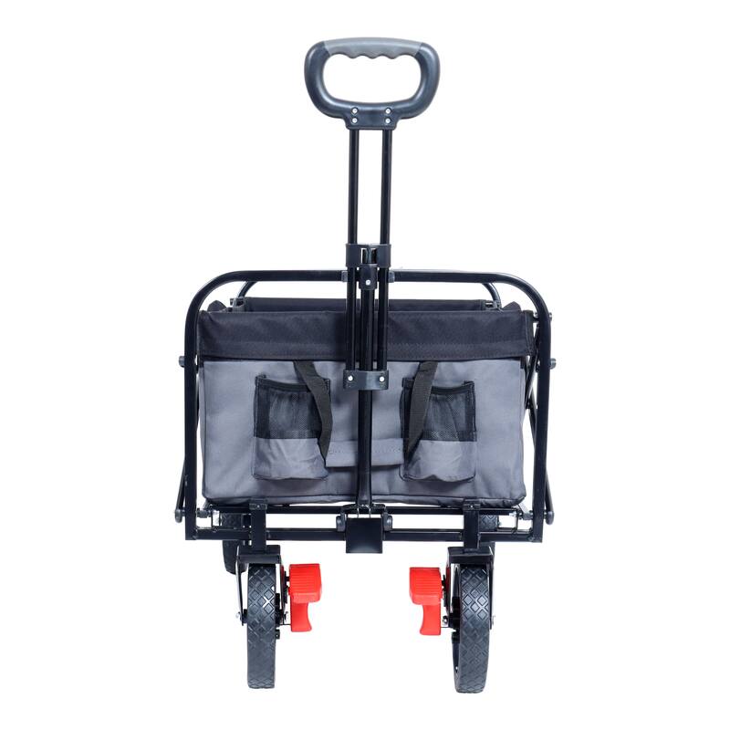 Foldable Hand Cart, Multi-Purpose Garden Cart, 360-Pound Capacity, Heavy-Duty Portable Utility Cart