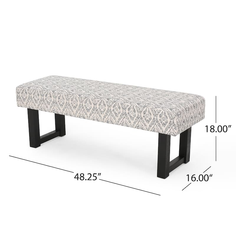 Ashford Boho Fabric Bench by Christopher Knight Home