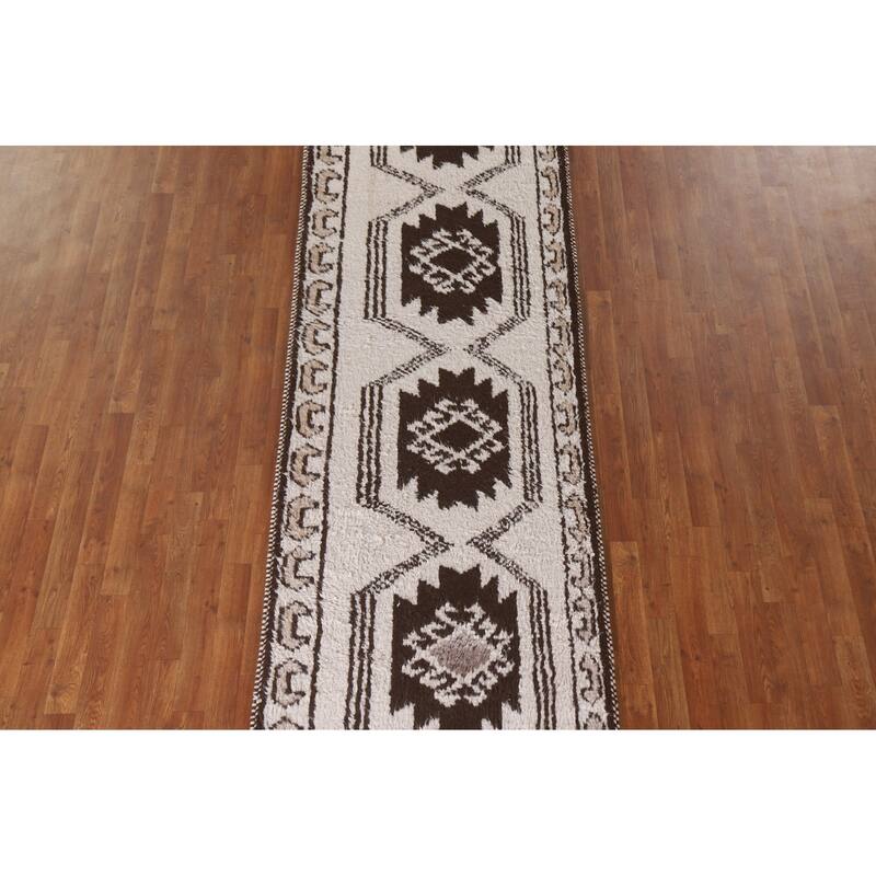 Anatolian Runner Rug Handmade Turkish Wool Carpet - 3'2"x 11'4"