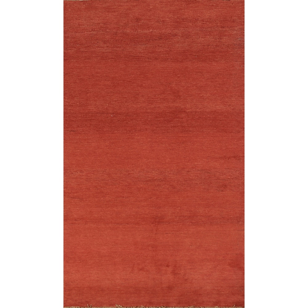 Striped Gabbeh Oriental Rug Handmade Wool Carpet - 3'4" x 6'5"