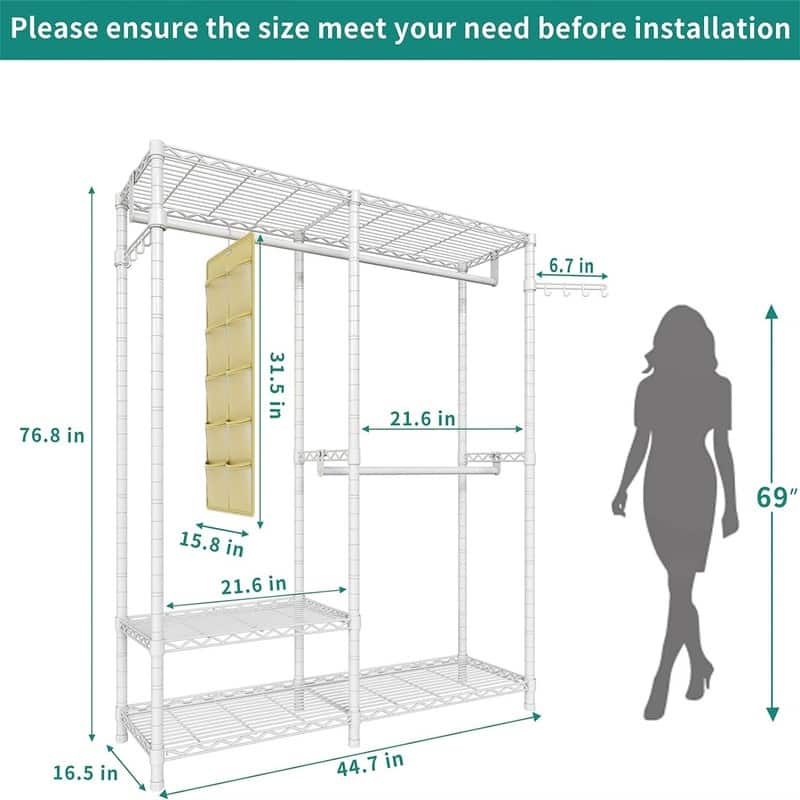 Garment Rack 3 Tiers