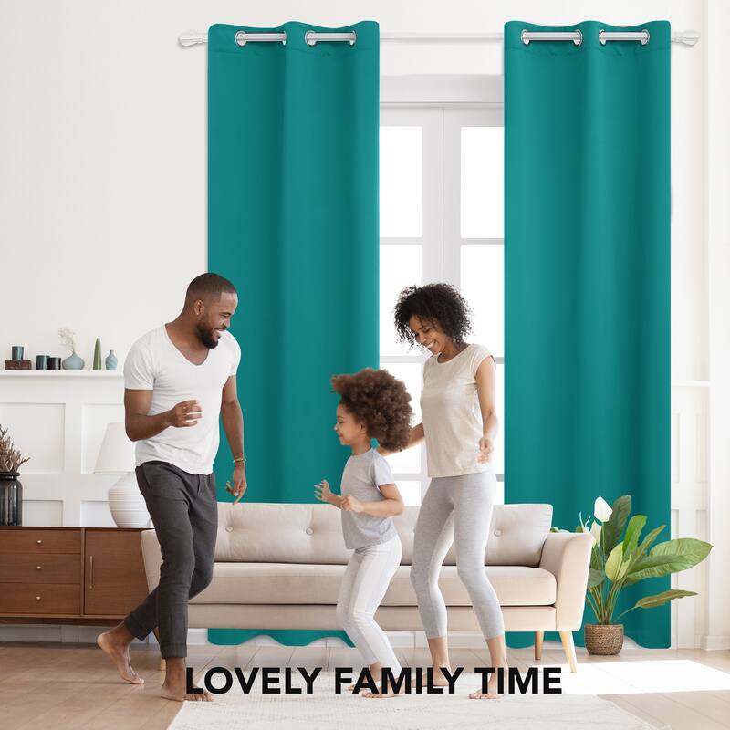 Deconovo Insulated 42 Width Curtain Panel Pair (2 Panel)
