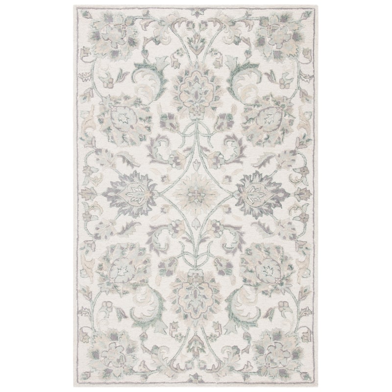 SAFAVIEH Handmade Glamour Marsona Floral Wool Rug