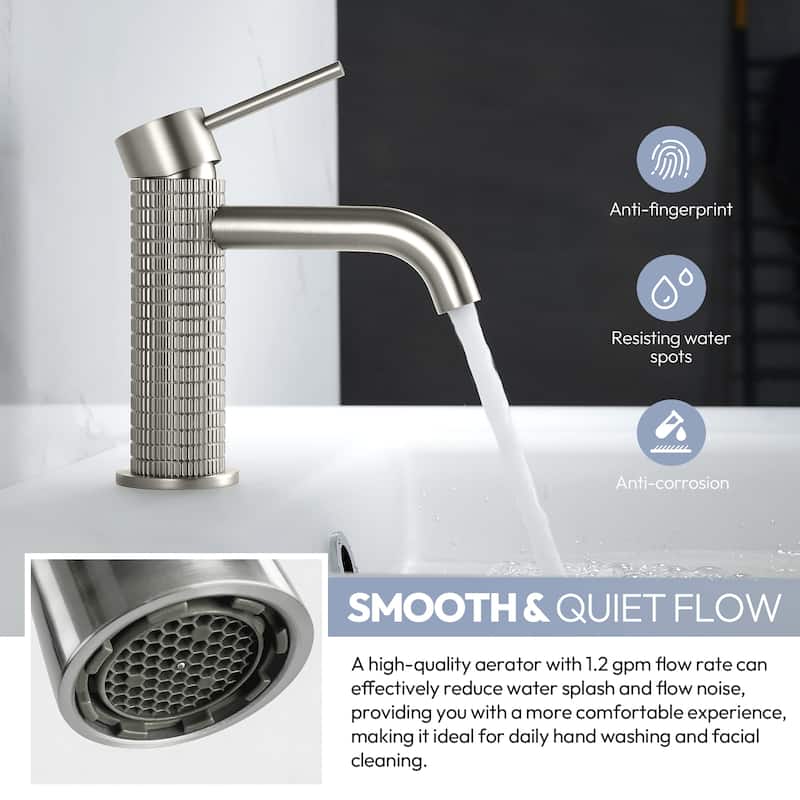 Mendavia Single-Handle Basin Bathroom Faucet