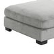 preview thumbnail 18 of 17, Bentley Ottoman Gray / Cream / Black