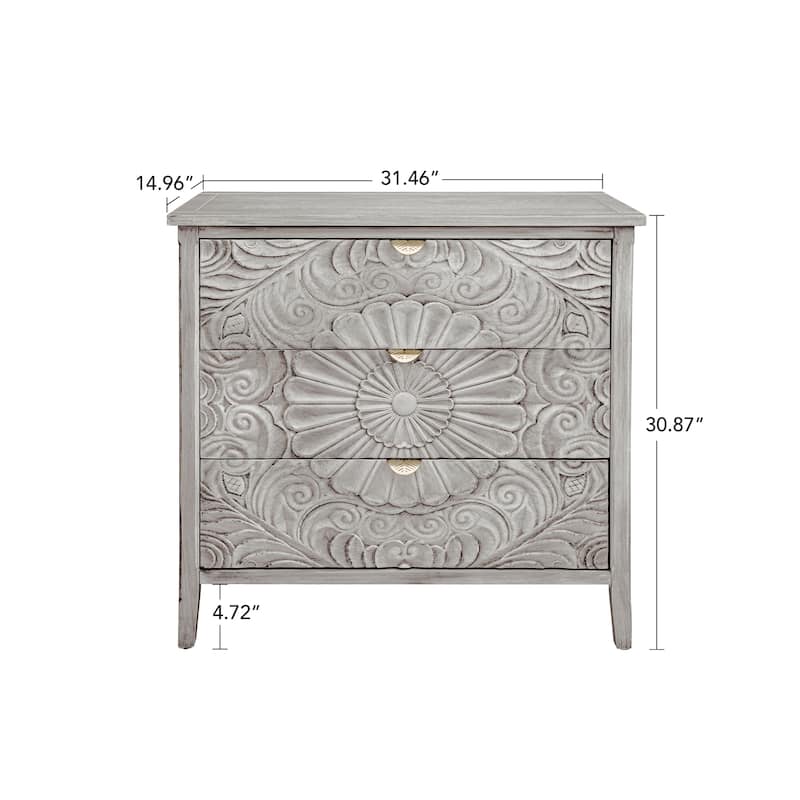 RR 3 Drawer Cabinet