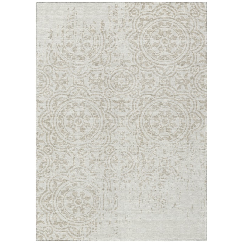 Machine Washable Indoor/ Outdoor Chantille Vintage Suzani Rug