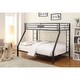 preview thumbnail 2 of 1, Limbra Black Twin XL / Queen Bunk bed