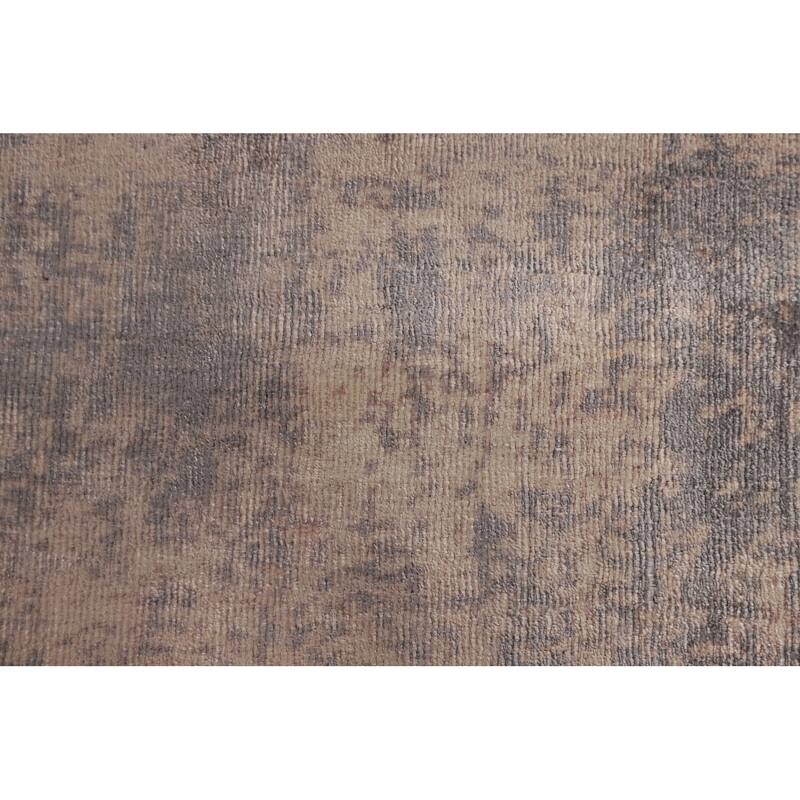 Indian Abstract Modern Area Rug Handmade Wool Carpet - 5'6"x 7'10"