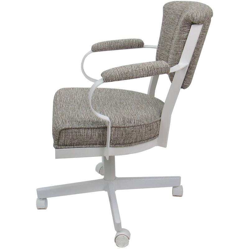 Miami Swivel Metal Caster Chair on Reading Base - 18" High Seat