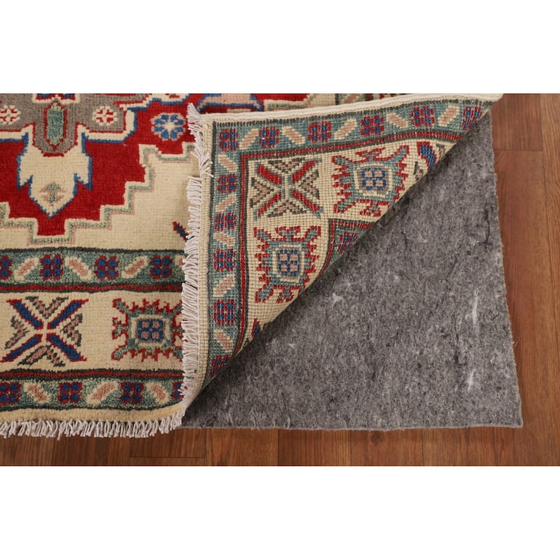Kazak Oriental Accent Rug Hand-Knotted Wool Carpet - 3'10" x 6'1"